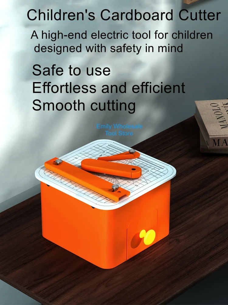 Children's Cardboard Cutting Machine: Safe DIY Assembly Kit for Creative Crafts and Gift-Making