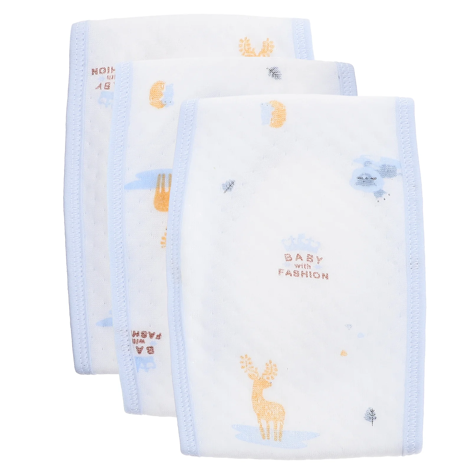 

3 Pcs Baby Belly Band Newborn Navel Belt Cotton Toddler Umbilical Wrap Warm Protects Abdomen Prevents