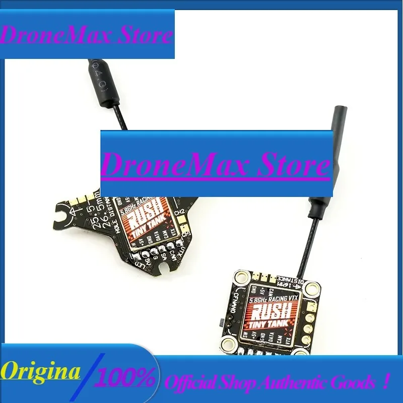DroMaRUSH TINY TANK Nano VTX 48CH 350mW Transmitter 5V Input W/ LED Expansion Board FPV Transmitter For RC FPV Racing Drone