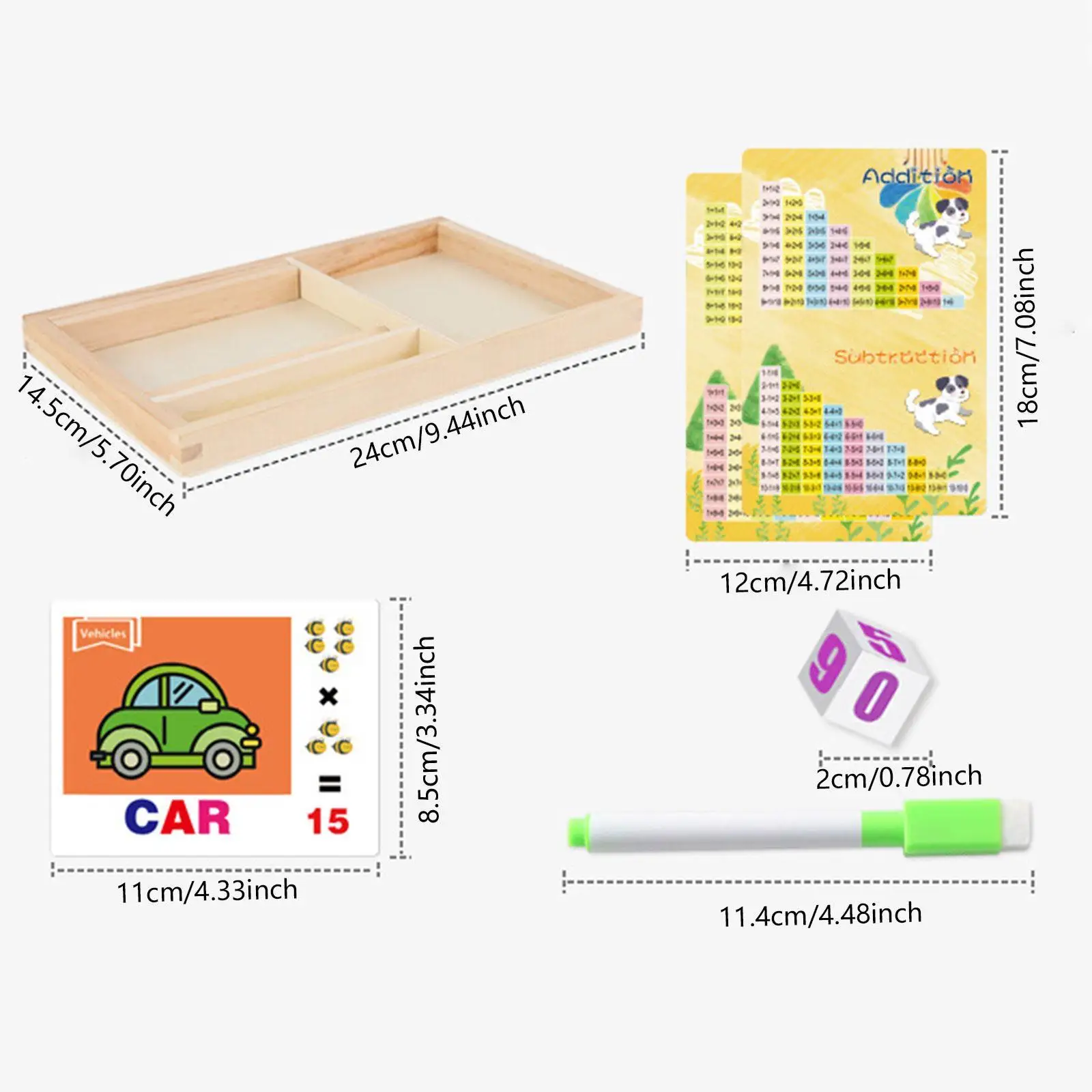 수학 게임 교육 알파벳 장난감 어린이 학습 보드 매칭 게임 영어