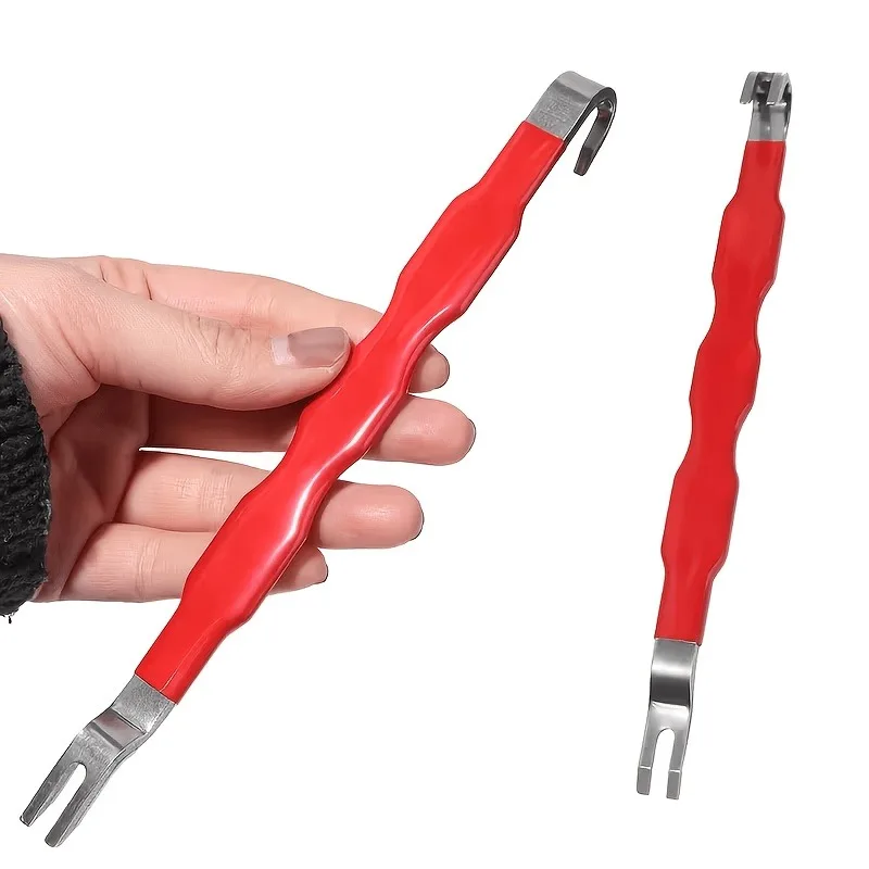 Dual-head Automotive Wire Connector Separator, 2-in-1 Wire Harness Clip Pry Tool, Multi-function Insulated Pliers for Wire