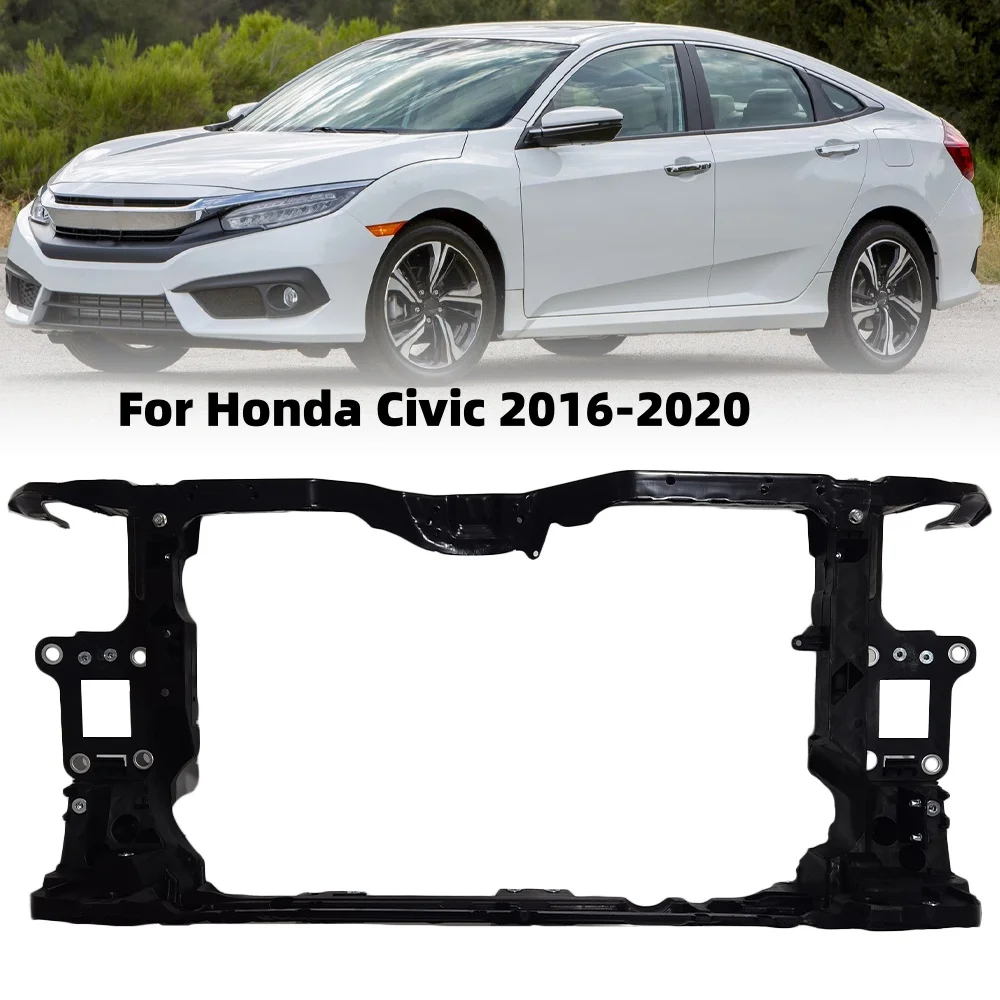 

Engine Radiator Support Core Assembly For Honda Civic 2016 -2020 ABS Direct Replacement HO1225183 Black cars accessories Parts