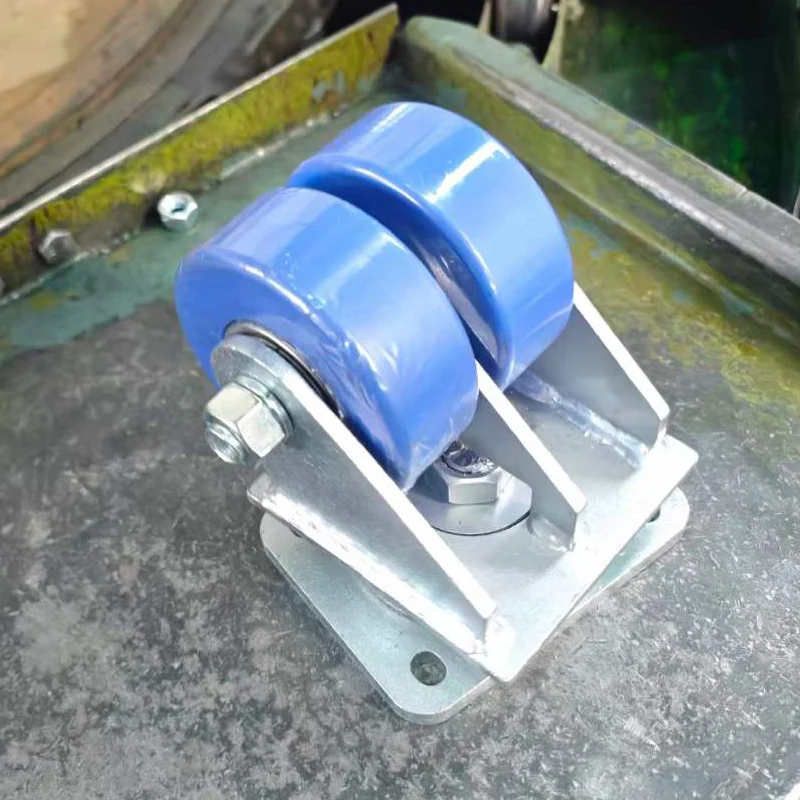 Robuste industrielle Doppelrollen aus Polyurethan