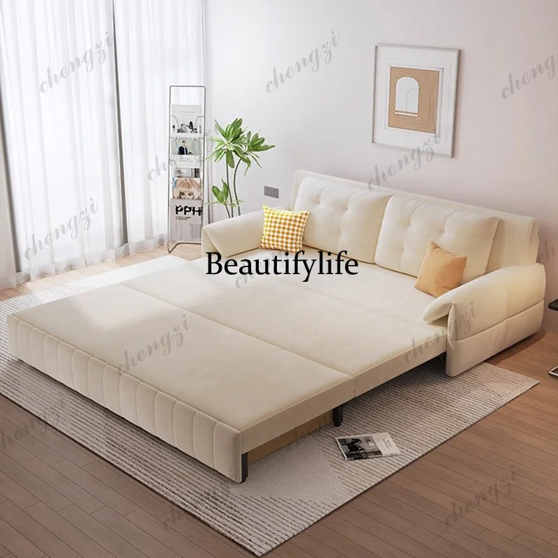 A68Home Luxury Loveseat Sofa Bed Beautifylife Foldable Convertible Lazy Sofa Bed Movie Modern Couches Living Room Furniture