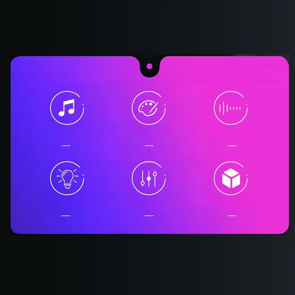 Luces de ritmo musical recargables, luz LED inteligente para juegos, luz ambiental LED colorida creativa, luz de Control de sonido musical de 18 modos