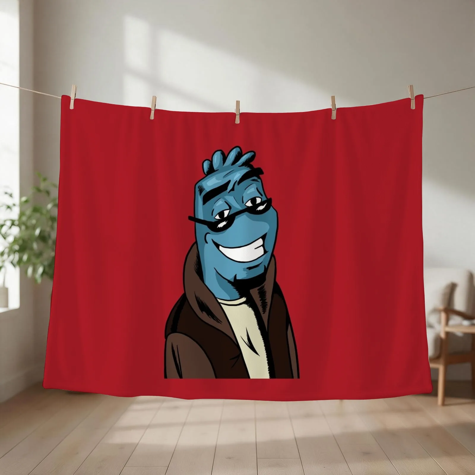 Osmosis Jones Throw Blanket couch cozy soft plush fuzzy picnic outdoor blanket