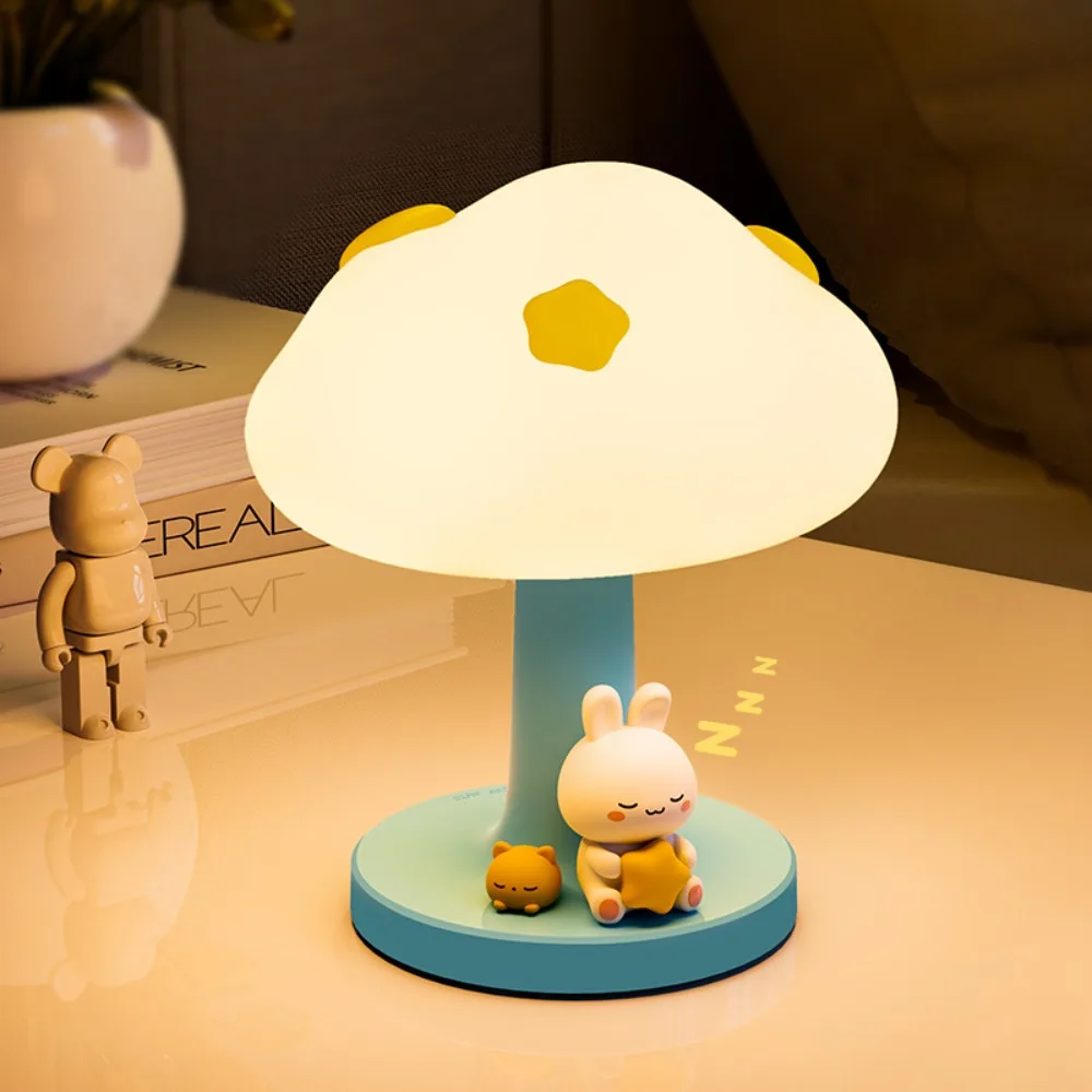 LED Small Desk Lamp, Cloud Table, Bedroom Bedside, Sleep with Children, Student Desktop Gift, USB Charging Small Night Light