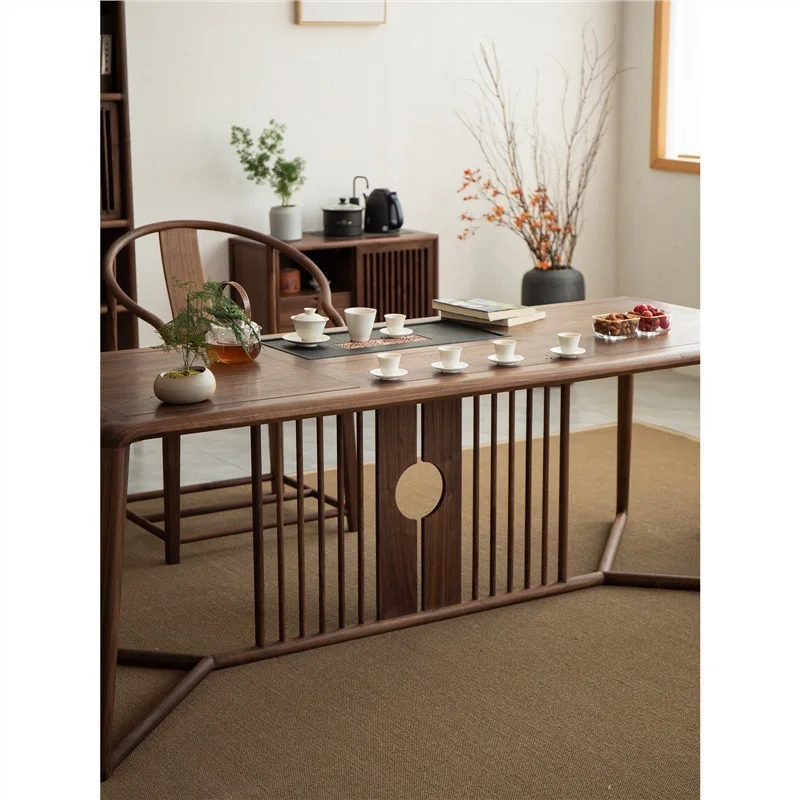 

Customizable new Chinese tea table and chair combination