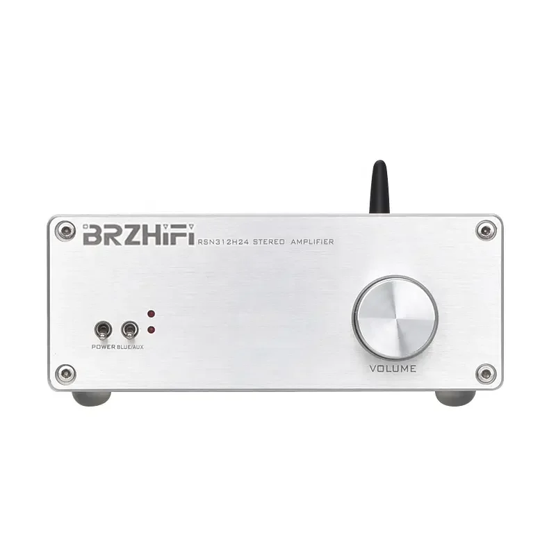 BRZHIFI Audio Power Amplifier RSN312H24 BT 5.0 Output 70W*2 Audiophile Home Theater Amplifier Stereo