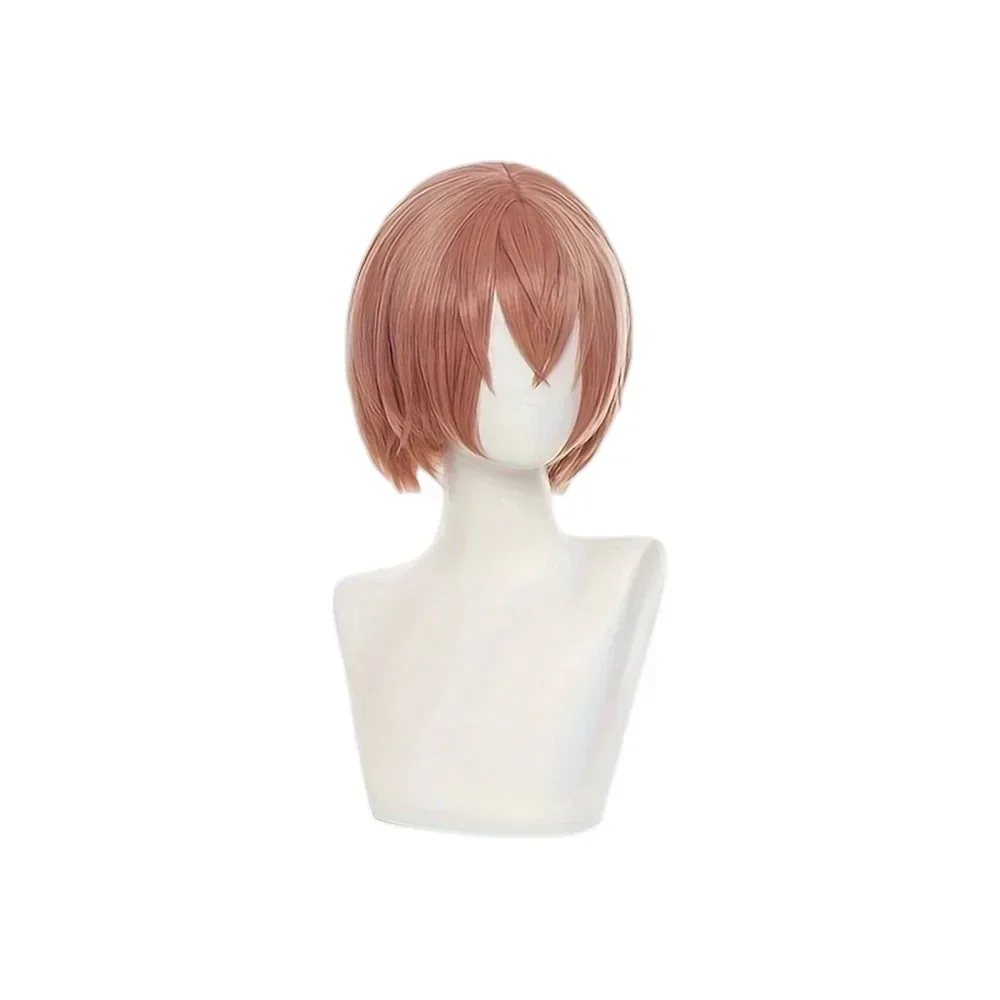 Pelucas de Cosplay de Anime Tokyo Revengers Hinata Tachibana, Bob corto rosa, Peluca de pelo sintético resistente al calor