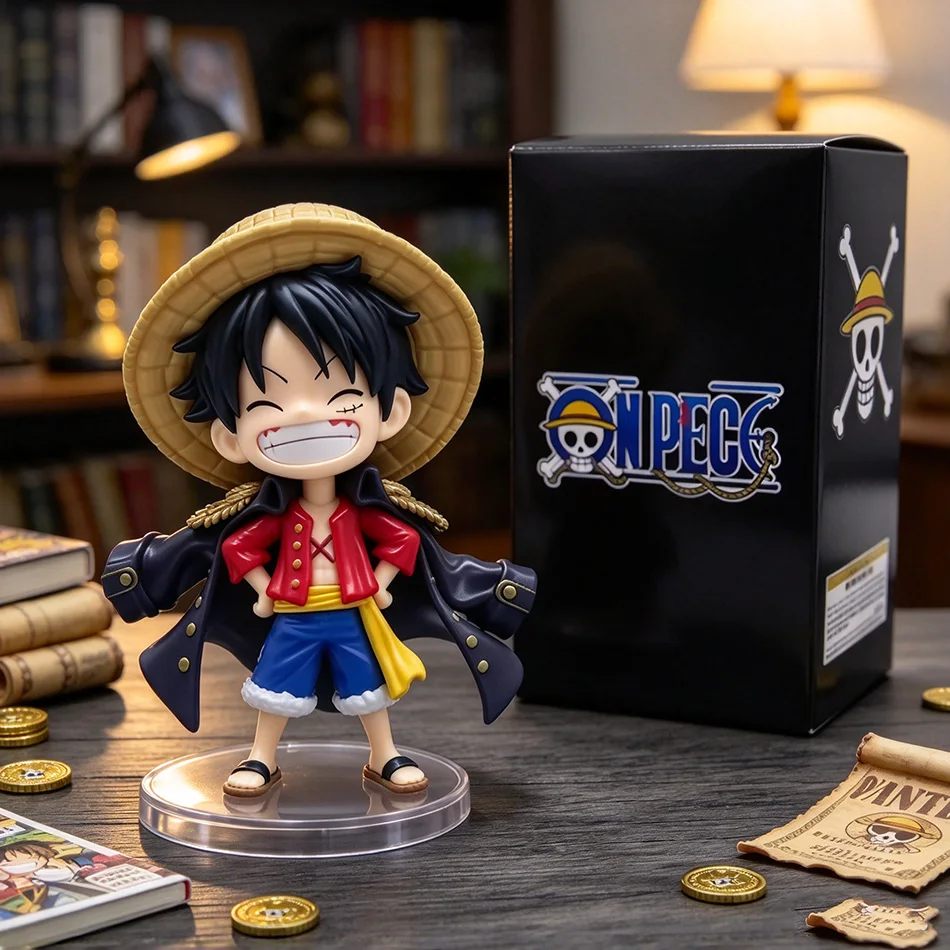 26cm One Piece Anime Figure Confident Smiley Luffy Changing Action Figurine Doll PVC Model Toys Collection Gift