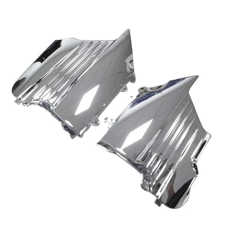 

A02Q-For Honda Goldwing GL1500SE GL1500A GL1500 1988-2000 Engine Lower Side Cover Chrome Trim Panel 1 Pair Engine Side Housing