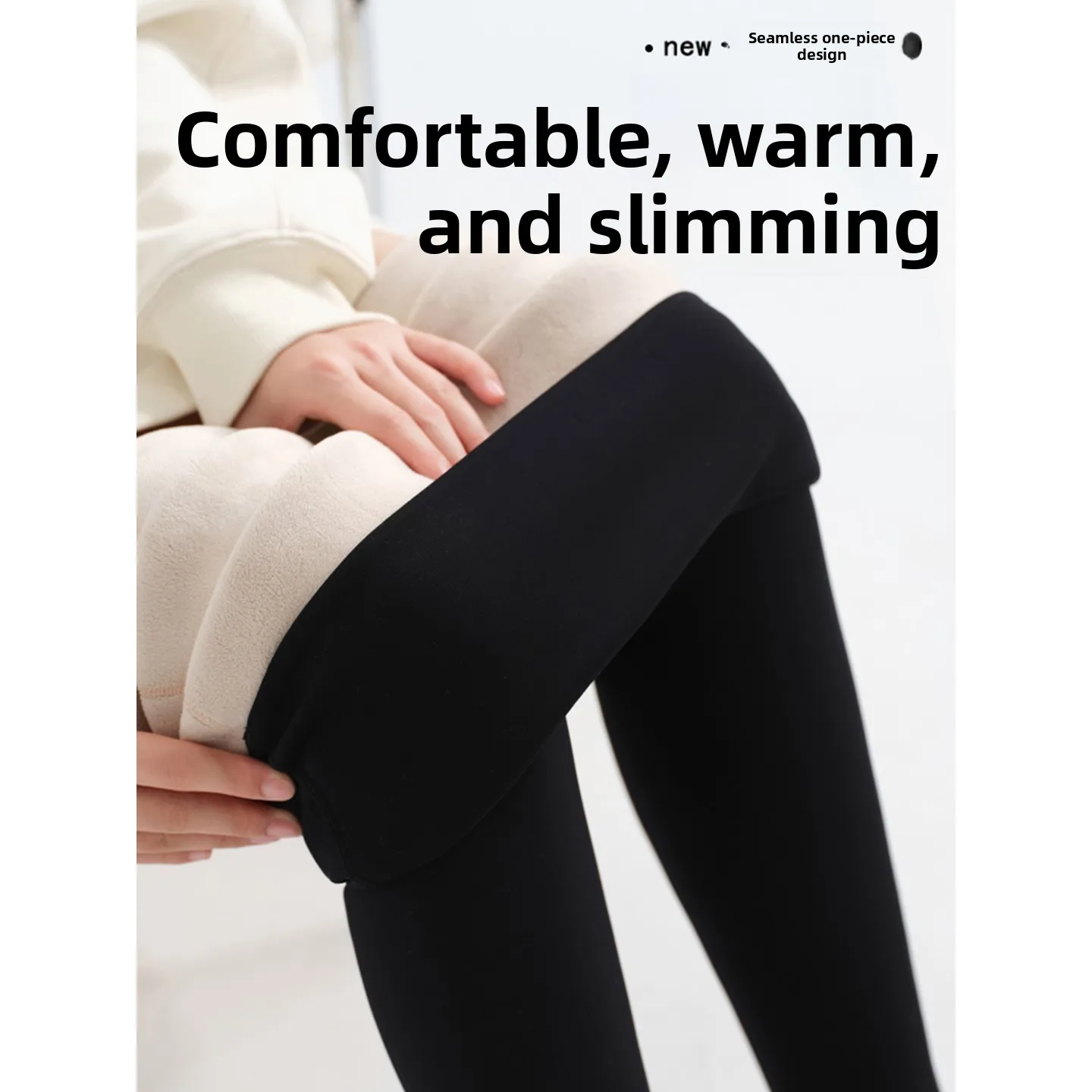 여성용 Fce Lined arkskin 요가 바지 하이 웨이스트 Thi Warm Cotton Sl Inteated 가을 겨울 보팅 바지