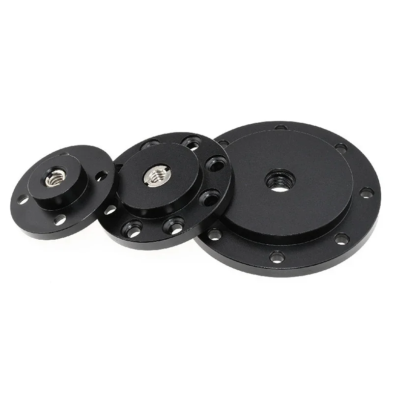Shoe Mount Metal Plate Wall Mount 1/4 3/8 Inch Thread Tripod Adapter Holder For Projector Monitor Camping Light Flash Camera
