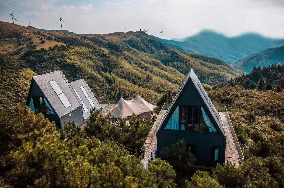 منزل مثلث منازل جاهزة حديقة شاليه خشب سجل المقصورة أطقم إطار منازل صغيرة للبيع #6