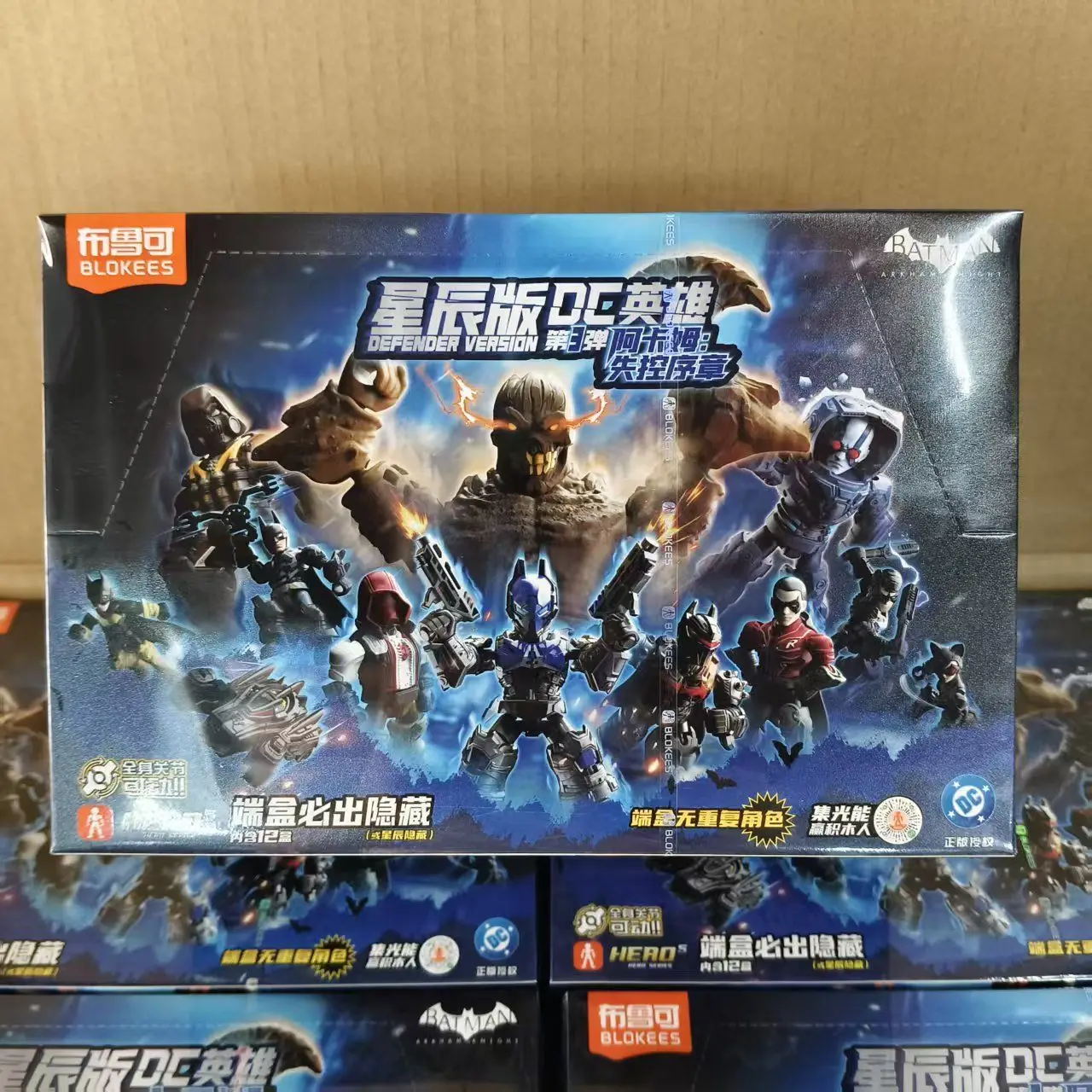 Original Blokees Hero Series Defender Version Dc Hero Vol. 3 - Arkham: Chaos Prologue Blind Box Ornaments Collect Toys Model