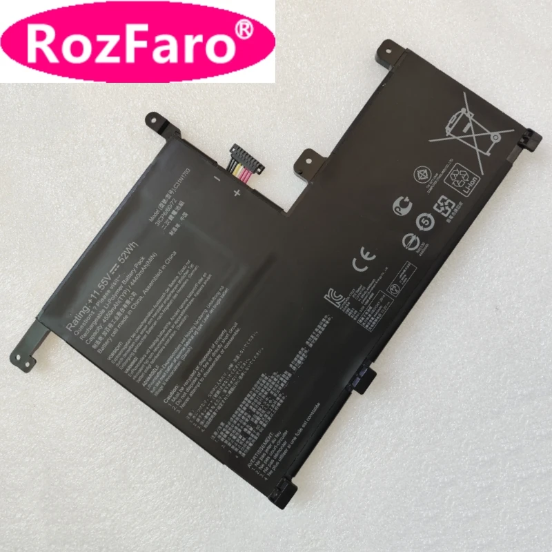 Rozfaro-ラップトップバッテリーc31n1703 0b200-02650100,aszenus book flip 3,q505ua,q525ua,ux561ua,ux561un,bo004t,bo021rb,bo018t,bo056t