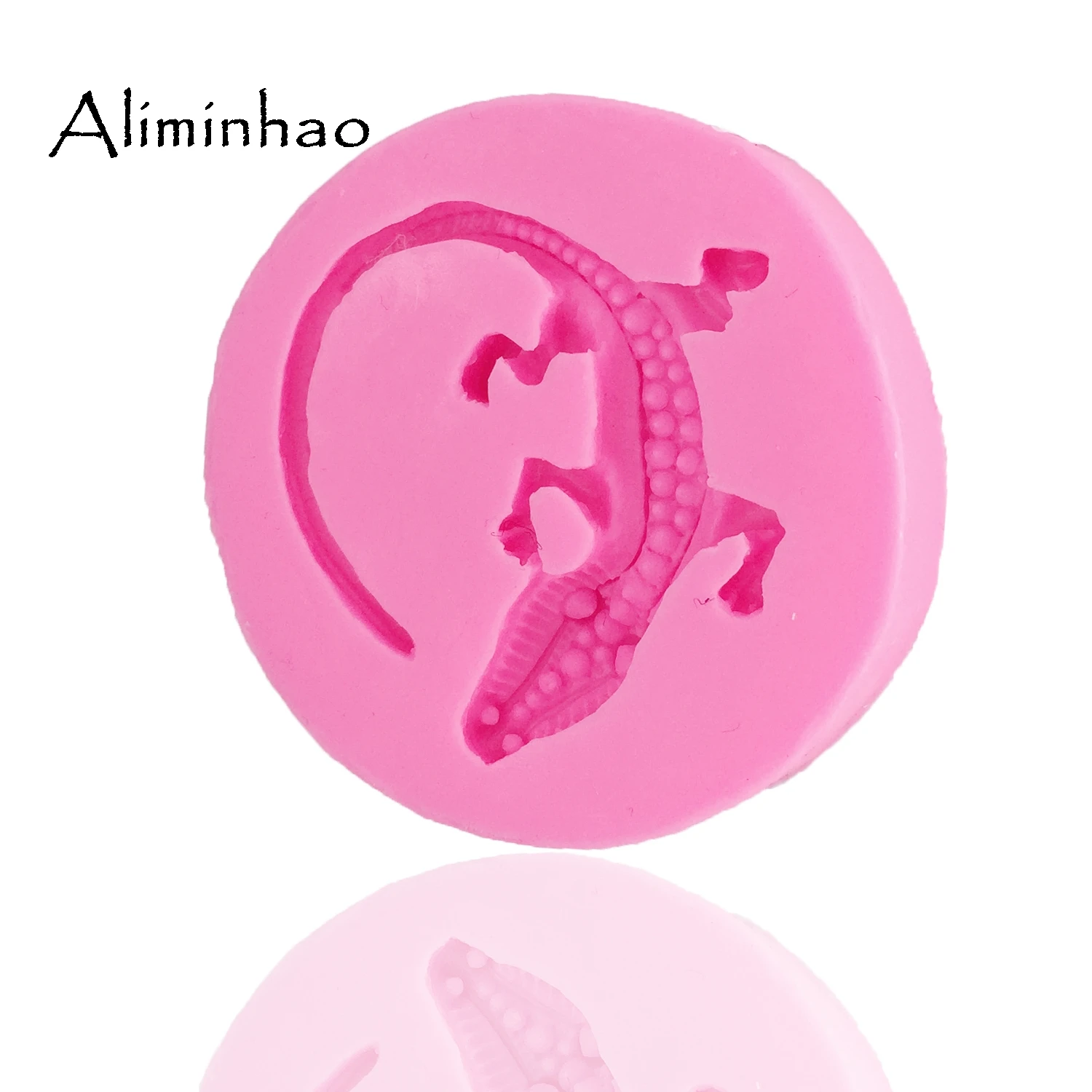DY0044 Gecko lizard DIY Resin Clay Mold Silicone Mold Sugarcraft dessert Candy Chocolate Molds Fondant Cake Decorating Tools