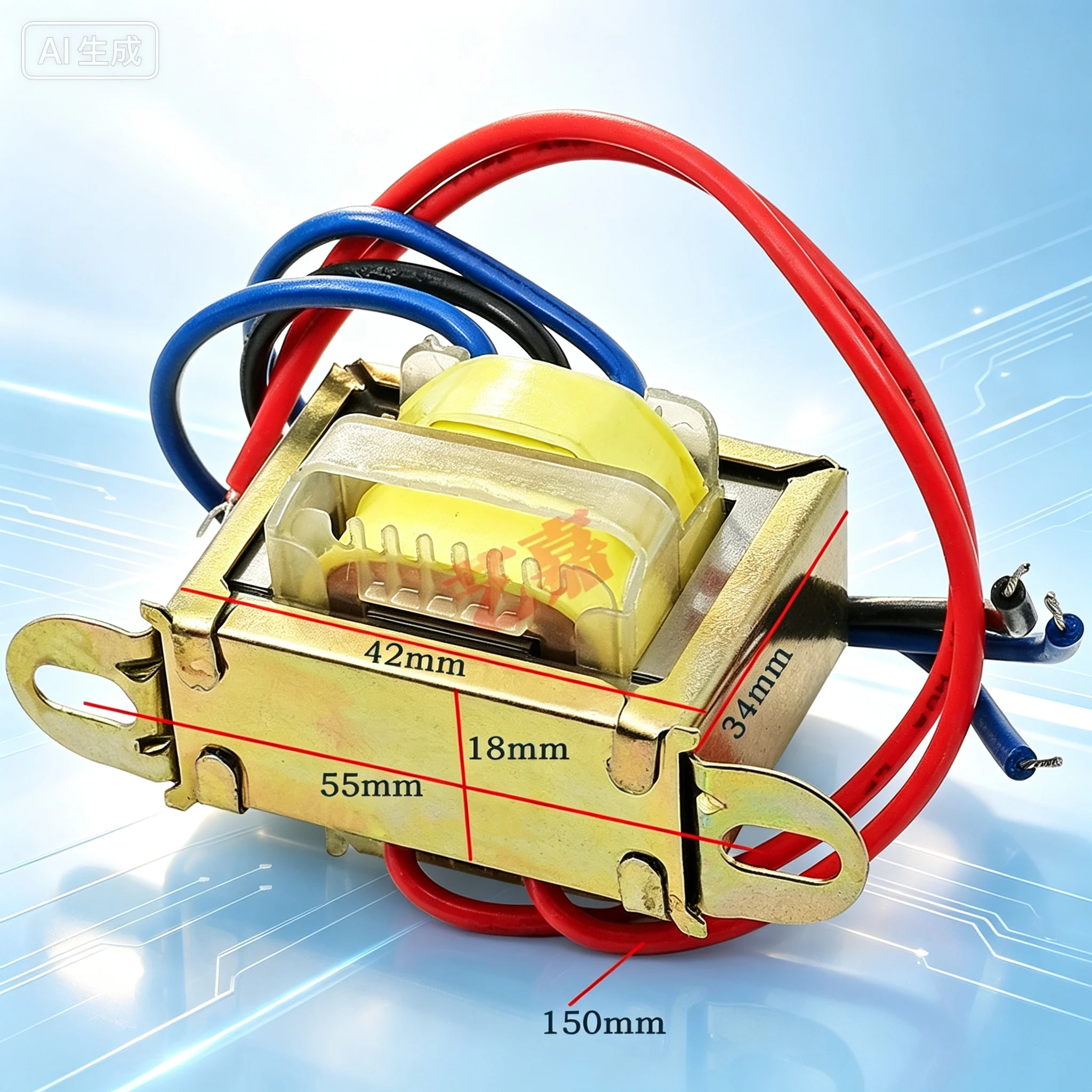 Dual AC12V Isolated Power Transformer 3W AC220V to Dual 12V for Audio Amplifier  5pcs