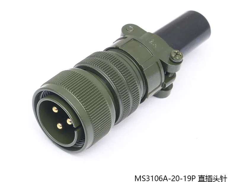 MS5015 military standard 3-core aviation plug MS3106A-20-19P server connector MS3102A-20-19S