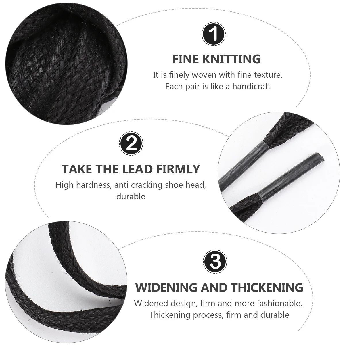 

1 Pair Waterproof Shoelaces Flat Waxed Cotton Laces For Sneakers Running Shoes Casual Sport Footwear Sneakers Cotton Shoelace