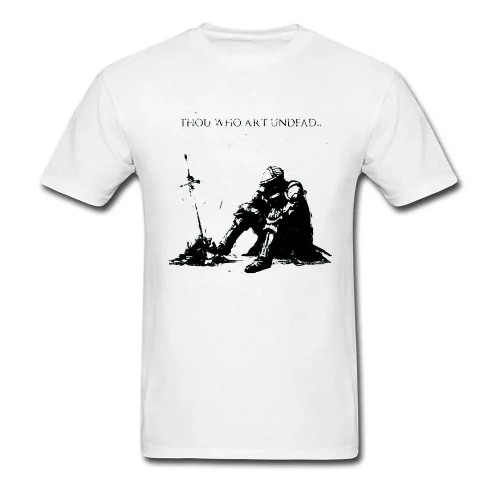 Knight T-shirt Men Dark Souls Tshirt Siegmeyer of Catarina Tees Super Souls Bros Funny Tees Hip Hop Praise The Sun Game Clothes