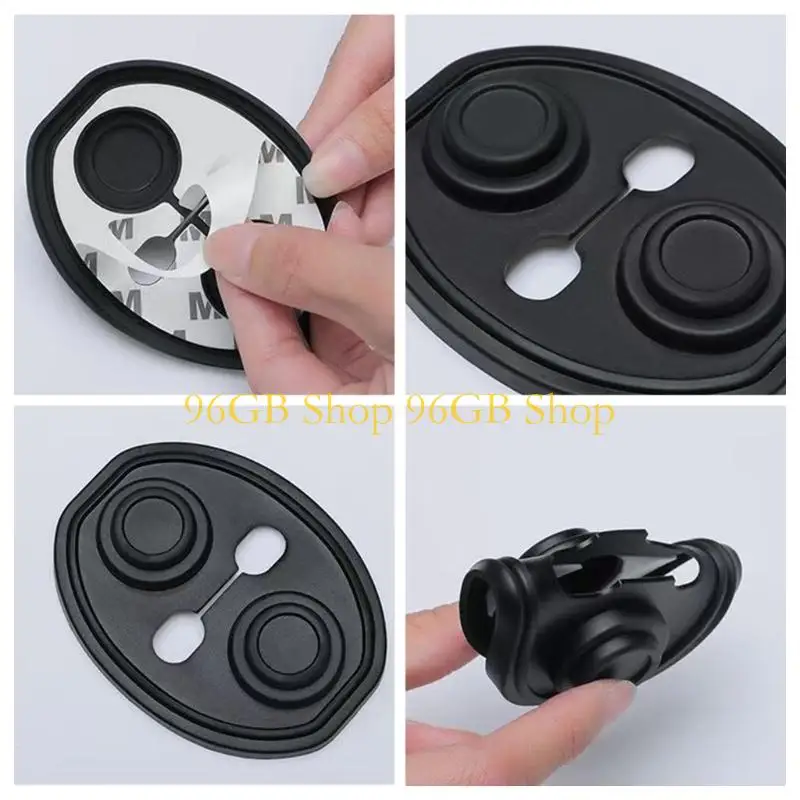 96GB Car Door Lock Covers Silicone Material Protectors Noise Dampening Fit Most