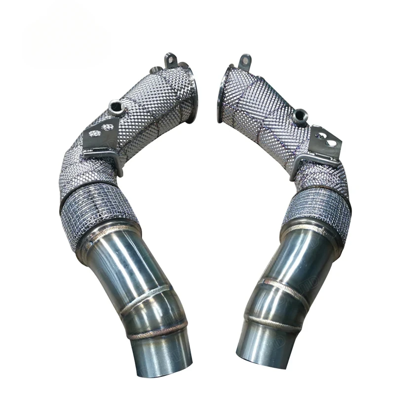 

High quality Performance hot sellin Heatshield Exhaust for BMW M5 F10 Primary Sport Catless Downpipes Automobile Accessories