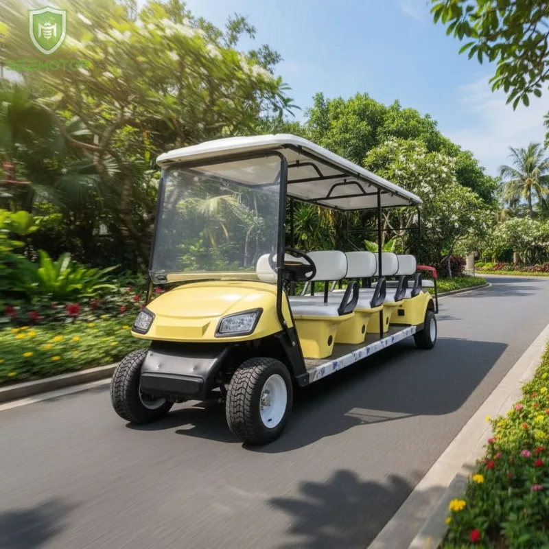 Airo Beemotr 6 Passenger Retro Electric Golf Cart 6 Seater 7kw Lithium 72v 30-50Km/h 90km Range