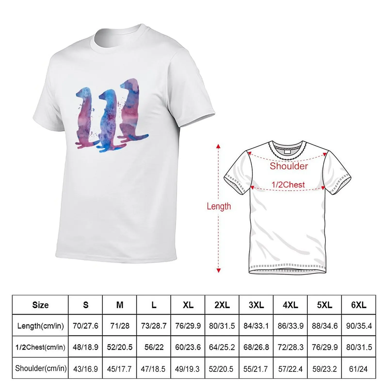 Meerkats T-Shirt man t shirts high quality luxury brand man t shirt luxury T-Shirt