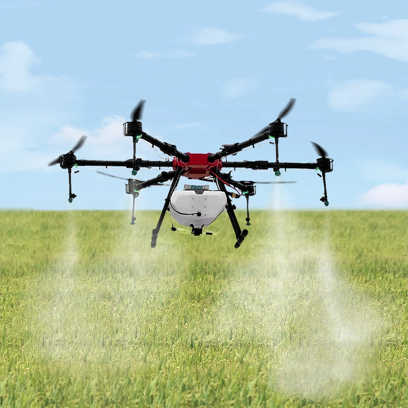 Agricultural drone sprayer with new motor and pump core components for frame tank drones