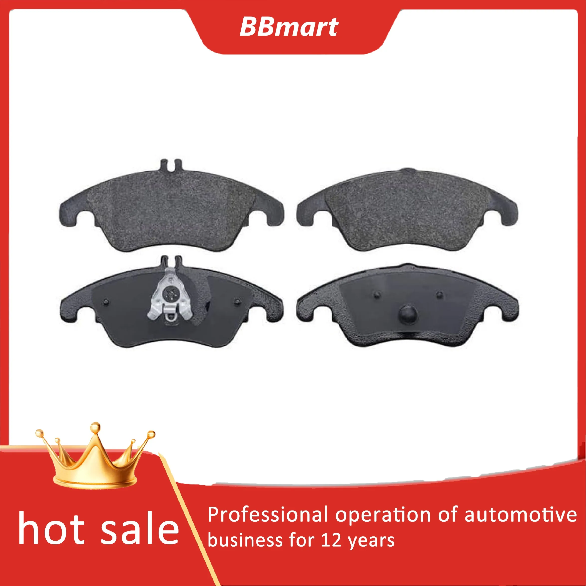 

0074207520 BBbmart Автозапчасти, 1 комплект передних тормозных колодок для Mercedes-Benz W204 W205 W212 W207, OE 0074207520, автомобильные аксессуары