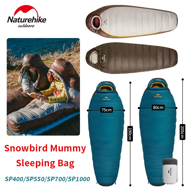Naturehike Snowbird Mummy Sleeping Bag SP400/SP550/SP700/SP1000