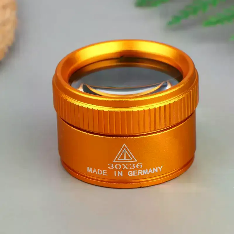 Work Inspection Loupe Tool 30X 36mm Magnifying Glass K9 Optical Lens Monocle For Watch Jewelry Coin Stamps Precision