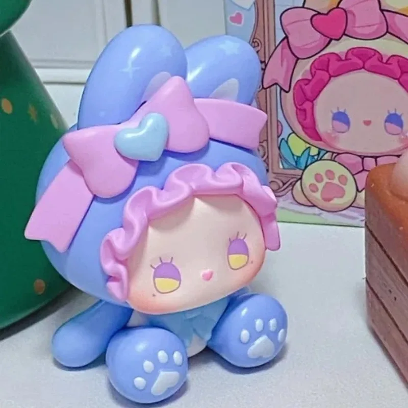EMMA ラビットコレクターシリーズ ブラインドボックス - かわいい手作りアクションフィギュアおもちゃモデル デスクデコレーションオーナメント ミステリーギフト 女の子向け