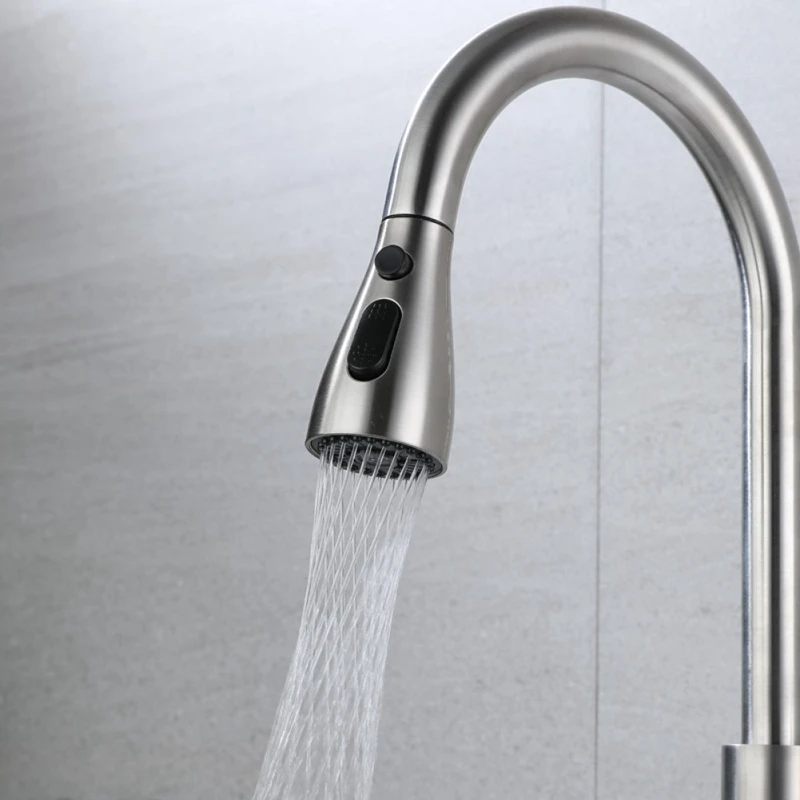 GTBL Pull Out Spray Shower Head Kitchen Spare Replacement Tap Sprayer Water Saving Universal Kitchen Faucet Head Aerator image 2