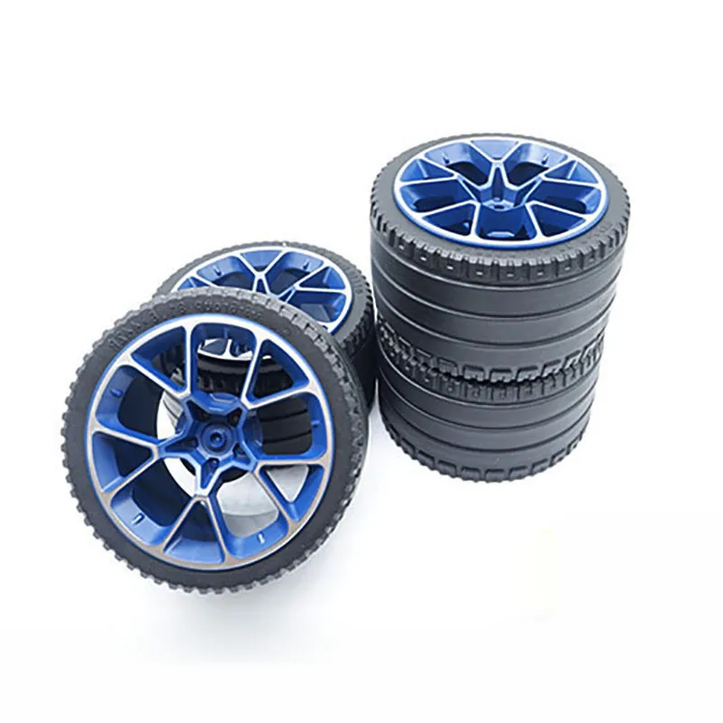 Buildings Blocks 37383 Wheel 62.3x42 Large Racing Large Car  23799 Tyre 81.6x44 ZR Straight Tread GBC High-Tech MOC Set