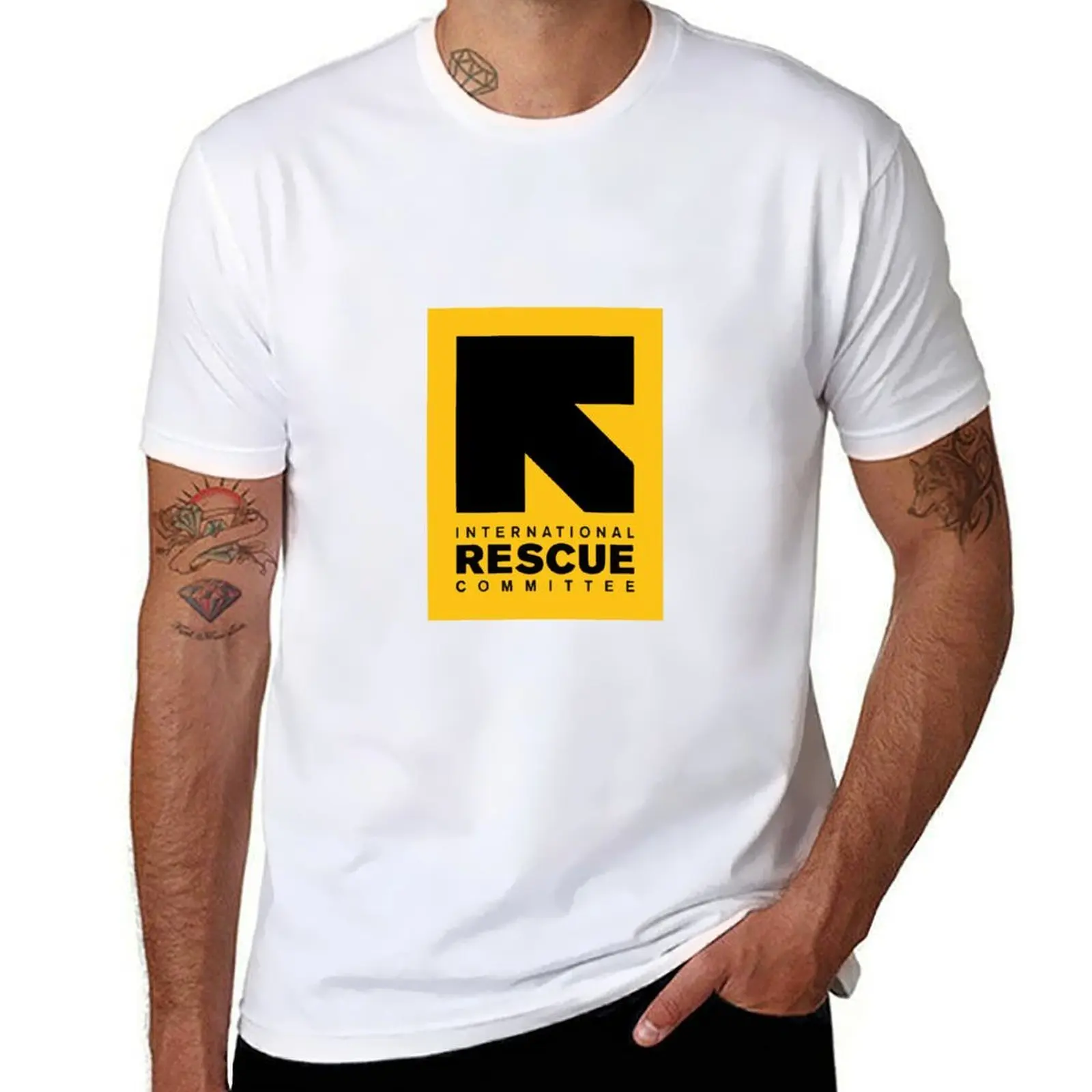 

International Rescue Committee T-Shirt t shirt man casual man tshirt T-Shirt