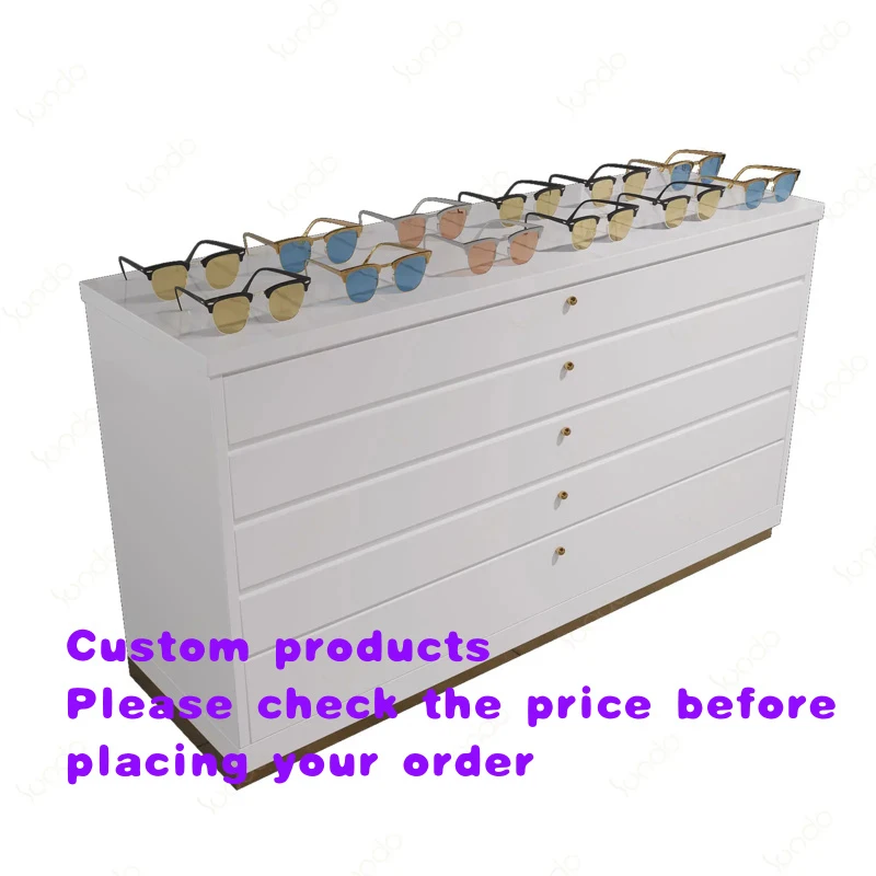 custom.Eyewear Display Countertop Display showcase Optical Shop showcase Interior Design Furniture Sunglass Multi Drawer Storage