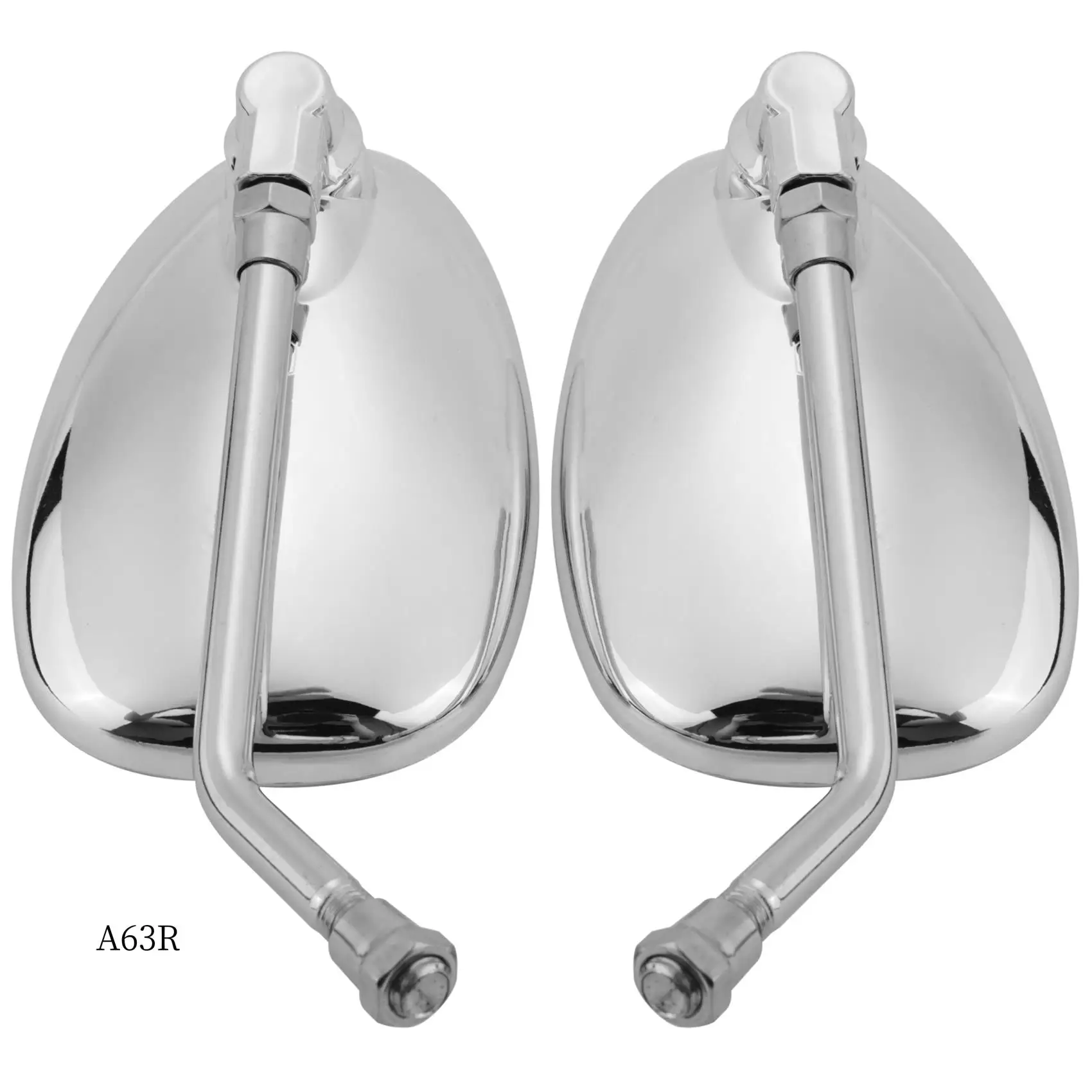 

AR-For Honda Shadow Spirit 750 1100 VTX1300 VTX1800 Chrome Motorcycle Mirrors 10MM