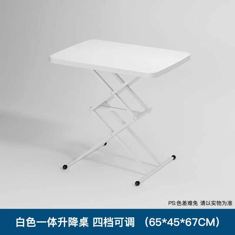Folding Dining Table Portable Laptop Desk Adjustable Study Table for Dorm