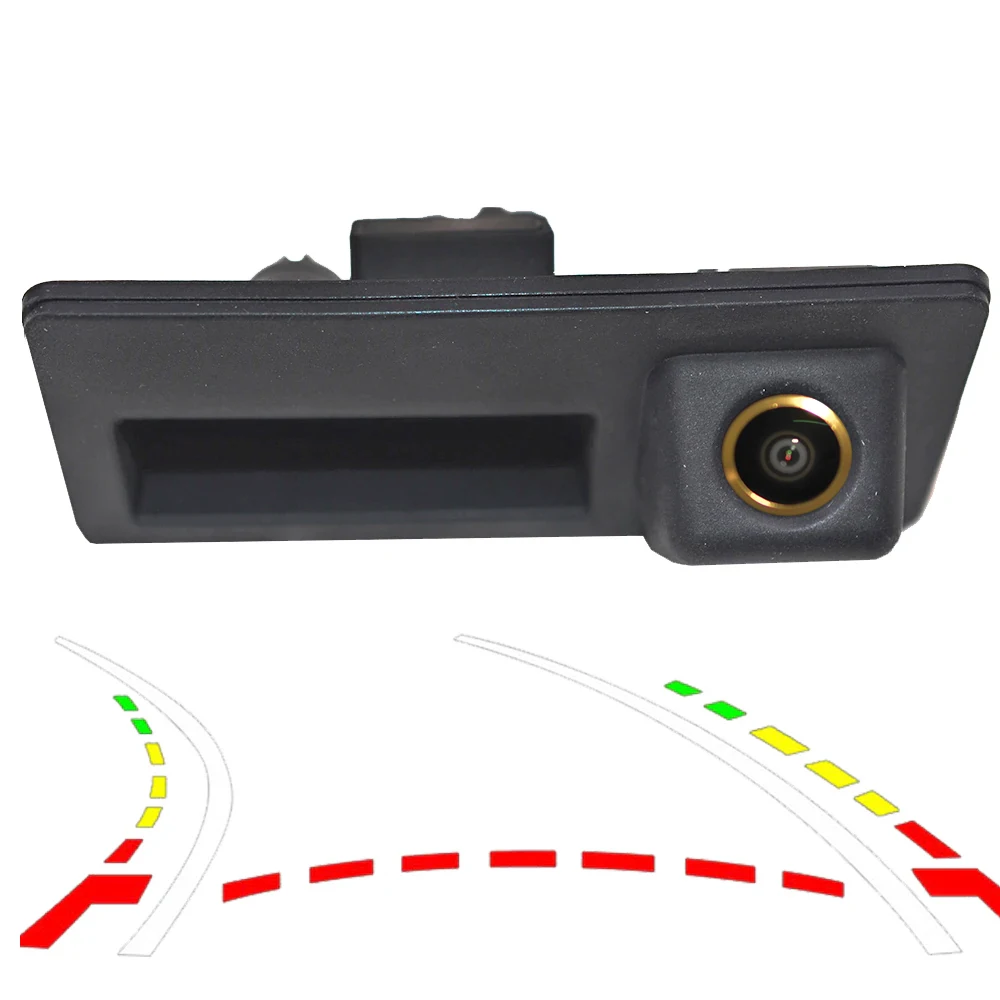 

Dynamic Trajectory HD CCD Car Rear View Reverse Backup Trunk Handle Camera for VW Passat Audi A4L 6L3 S5 Q357 Sagitar Tiguan