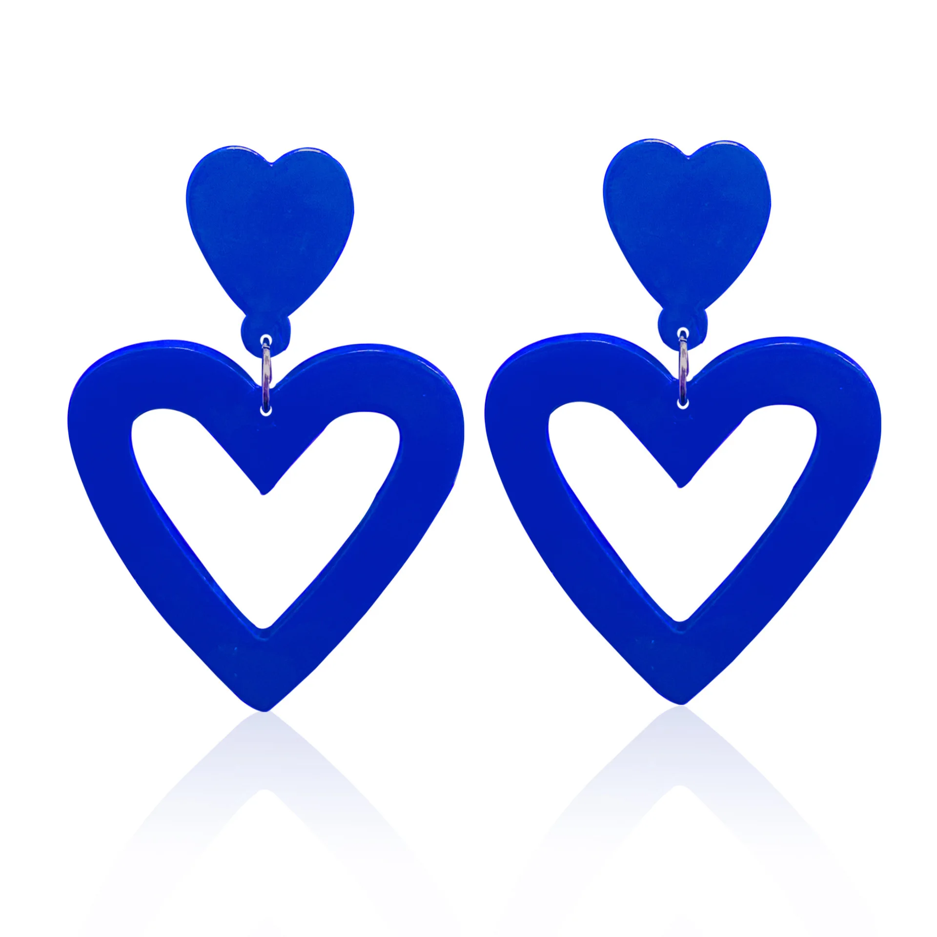 80s الكرة حزب الأقراط الاكريليك البرق الفلورسنت شخصية الأقراط الرجعية النيون الأقراط الفلورسنت