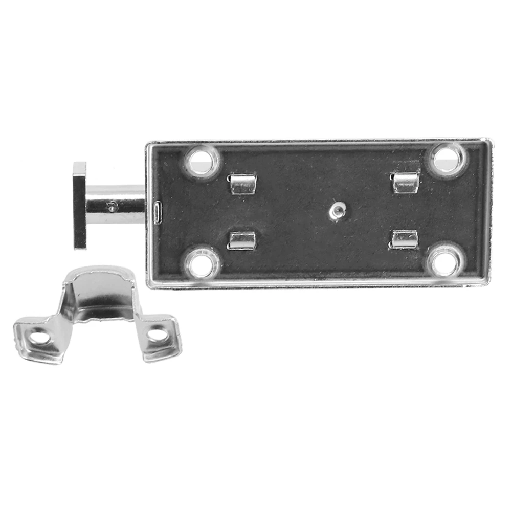 Door Chain Button Latch Thicken Bedroom Door Hardware Door Padlock Plate For Bathroom Security Self-elastic  Door