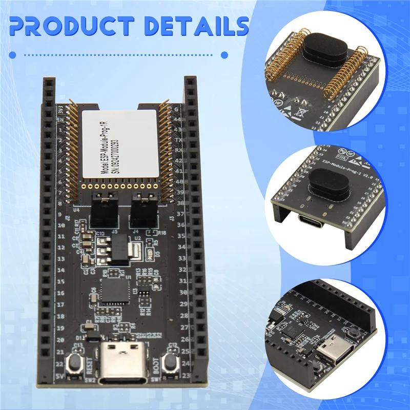 Modulo AAAEL-ESP-Module-Prog-1R La serie ESP32 può essere utilizzata come modulo scheda di sviluppo professionale MINI scheda di sviluppo