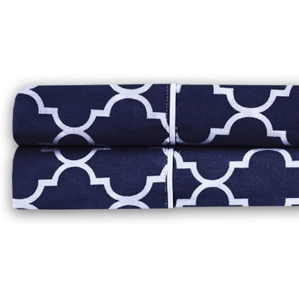 مجموعة ملاءات كينج كاليفورنيا المنقسمة مكونة من 5 قطع من القطن بنسبة 100% مكونة من 340 خيطًا لأسرة قابلة للتعديل #5