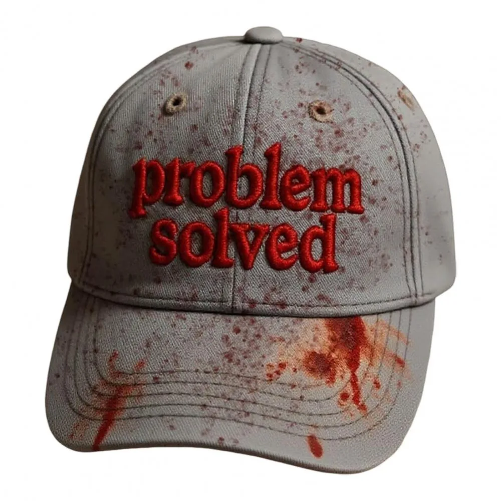 

Dark Blood Stain Print Halloween Print Hat Sun Protection Halloween Costume Accessory Baseball Hats Spooky Baseball Cap Cosplay