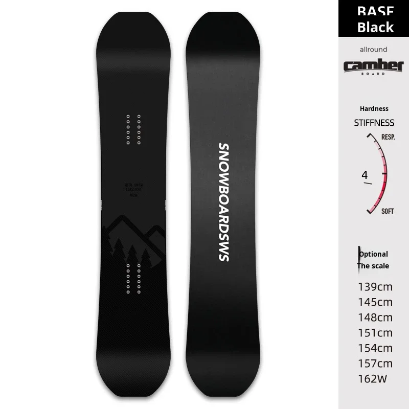 

High Quality QYWX Model QYSN001 Snowboard Flatboard Carving Adult Men Women Snowboarding Gear Made China