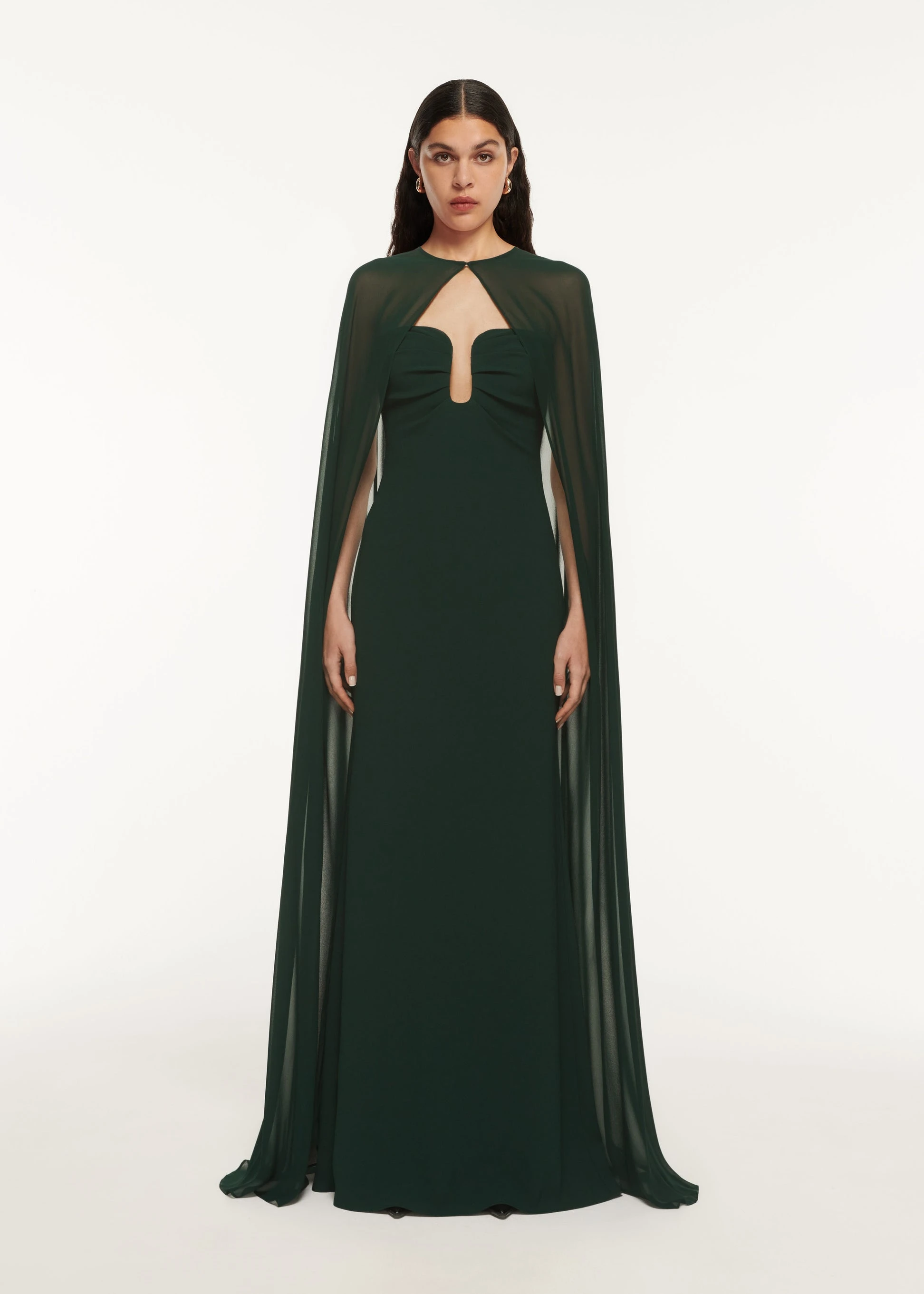 

Customized Exquisite Jersey A-Line shawl Evening Dress Strapless Sleeveless Floor Length Watteau Train Vestidos para mujer