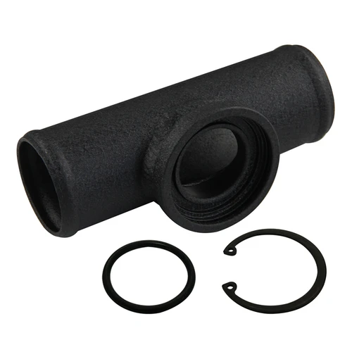 Imagen 2 del producto Adaptador de brida de 2 "", tubo de tubería compatible con válvula de soplado HKS SSQV SQV BOV, negro/plateado